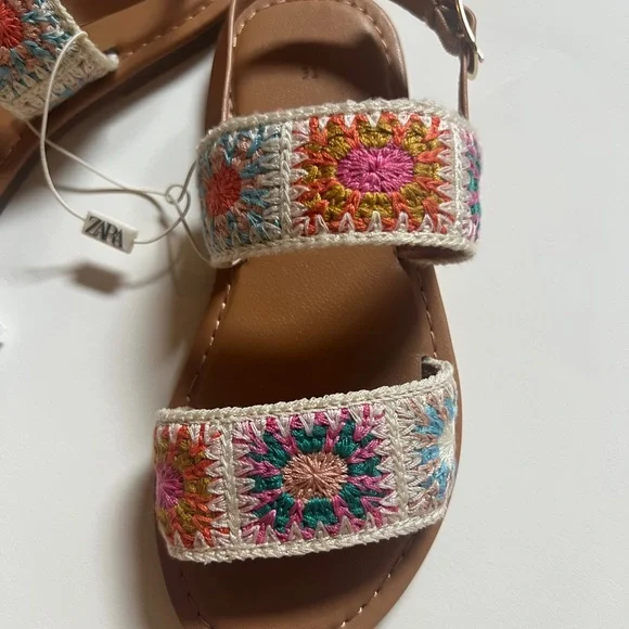 Girls Zara Crocheted Sandal size EU 31 - Picture 5 of 8